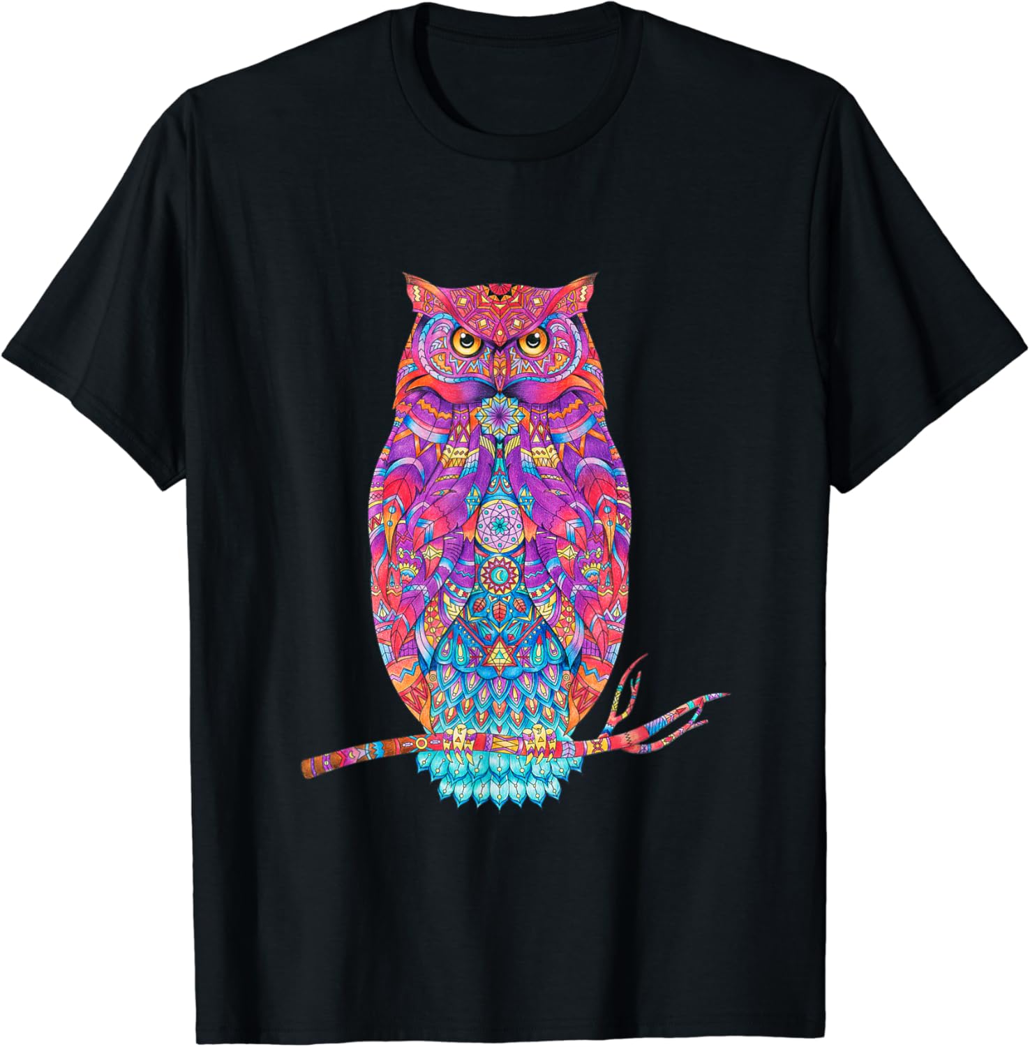 owl printed shirt